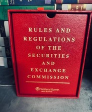 Rules and Regulations of the Securities and Exchange Commission