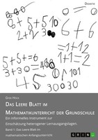 Gyde HöCk | Das Leere Blatt Im Mathematikunterricht Der Grundschule | Buch