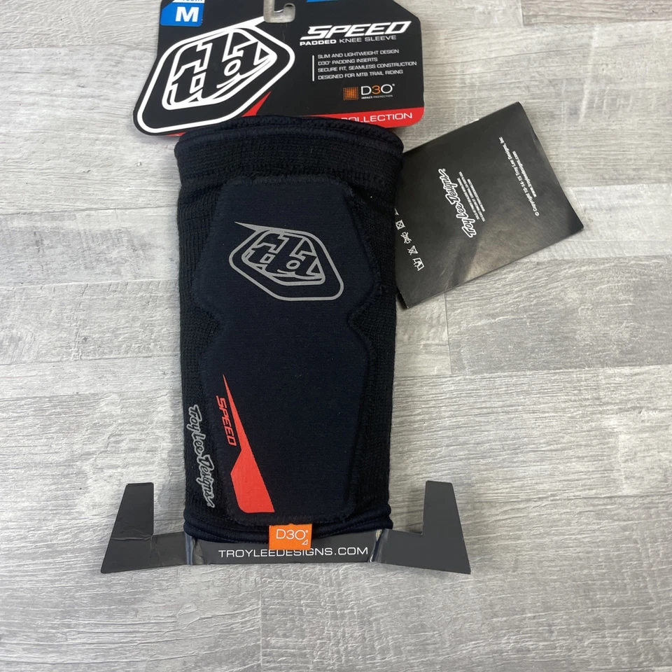 Troy Lee Designs Youth Solid Black Speed Knee Sleeve Youth Medium - Image 3 of 4