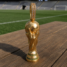 Copa Mundial de la FIFA Colgante Latón Metal Colgante Collar para Regalo