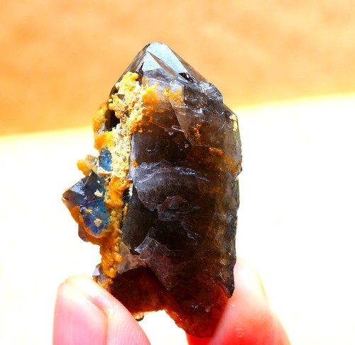 20.6g Natural Blue Cubic fluorite crystal mineral specimen/yaogangxian - Picture 8 of 10