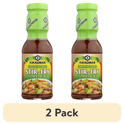 (2 pack) Kikkoman Stir Fry Sauce,No Preservatives Added 11.4Fl Oz
