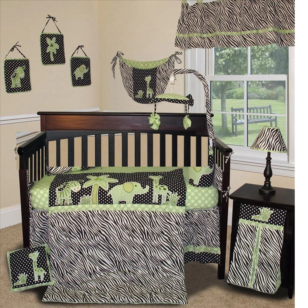 Baby Boutique - Animal Planet Lime- 12 pcs Crib Nursery Bedding Set
Opens in a new window or tab