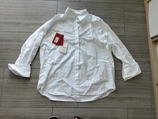Valentino White Logo Jacquard Button Shirt NWT Oversized Italy