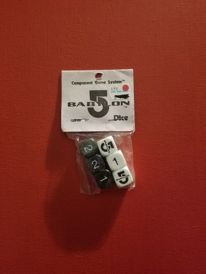COMPONENT GAMES SYSTEM - BABYLON 5 ROLEPLAYING DICE PACK - NEW SEALED IN PACKAGE