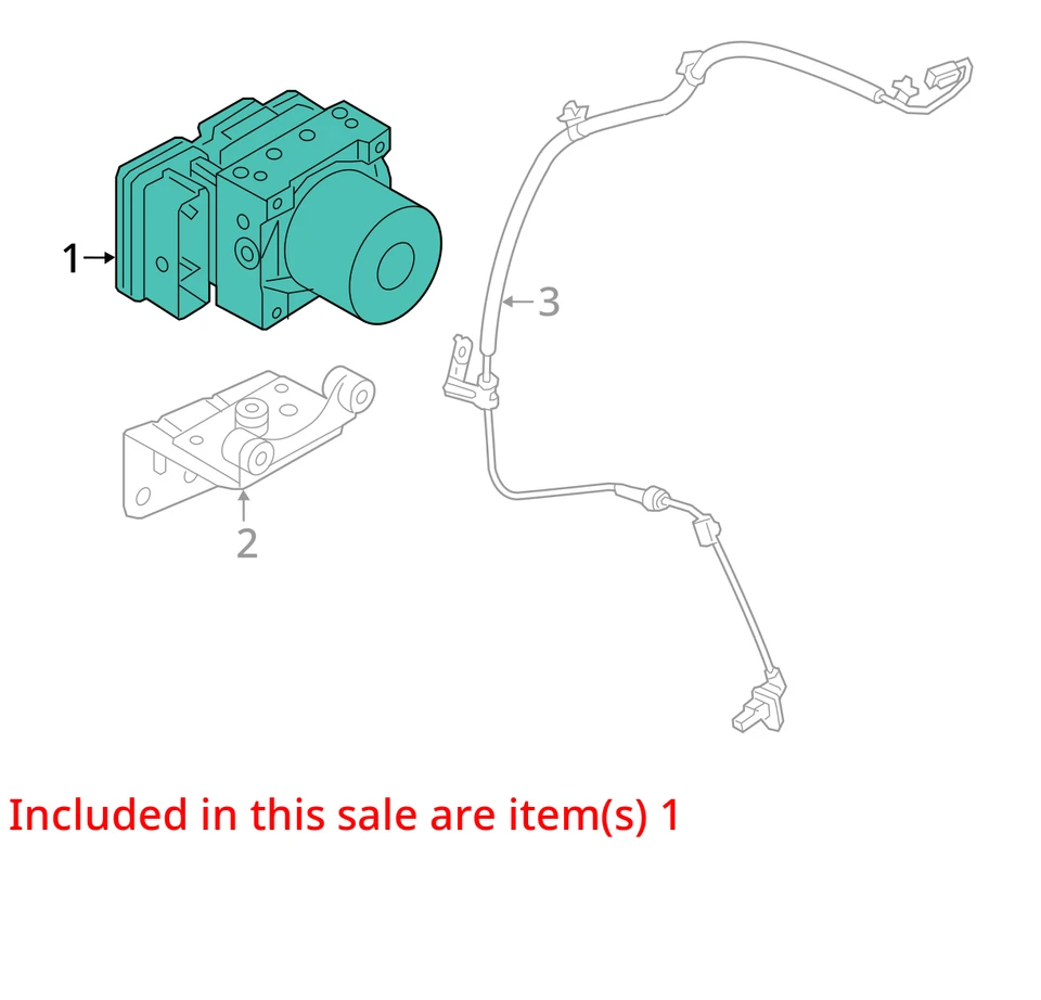 2016 Kia Sedona ABS Anti Lock Brake Actuator Pump OEM 59K Miles - LKQ370236537 - Image 4 of 4
