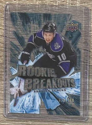 2010-11 Upper Deck #RB16 Brayden Schenn Rookie Breakouts #/100