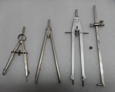 Lot of (4) VINTAGE Drafting Tools GRAMERCY, RIEFLER and TELEDYNE POST