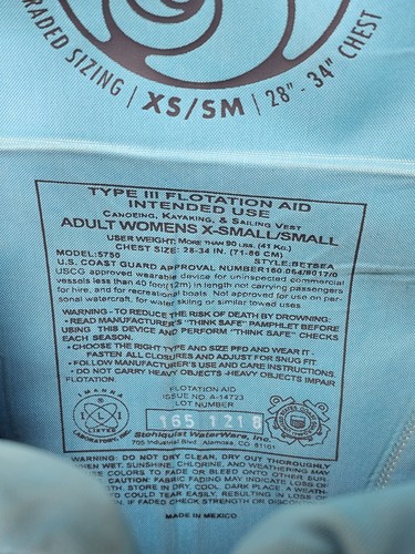 Stohlquist Women's Betsea Lifejacket (PFD) Gray Size XS - Small 28" - 34" Chest - 第 5/10 張圖片