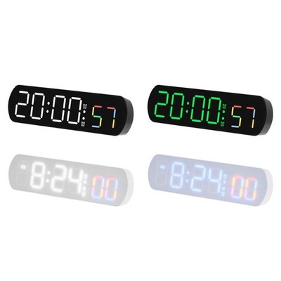 Elegant LED Digital Alarm Clock for Heavy Sleeper Elderly Student Desktops Clock