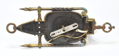 VINTAGE MATCHING SET OF 3 POLYCHROME MOE BROTHERS WALL SCONCES COMPLETE REFURB - Picture 3 of 13