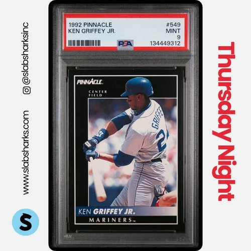 1992 PINNACLE #549 KEN GRIFFEY JR. PSA 9