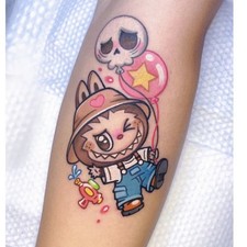 Temporary Tattoo Stickers monster Body Art Fake Colorful Tattoos