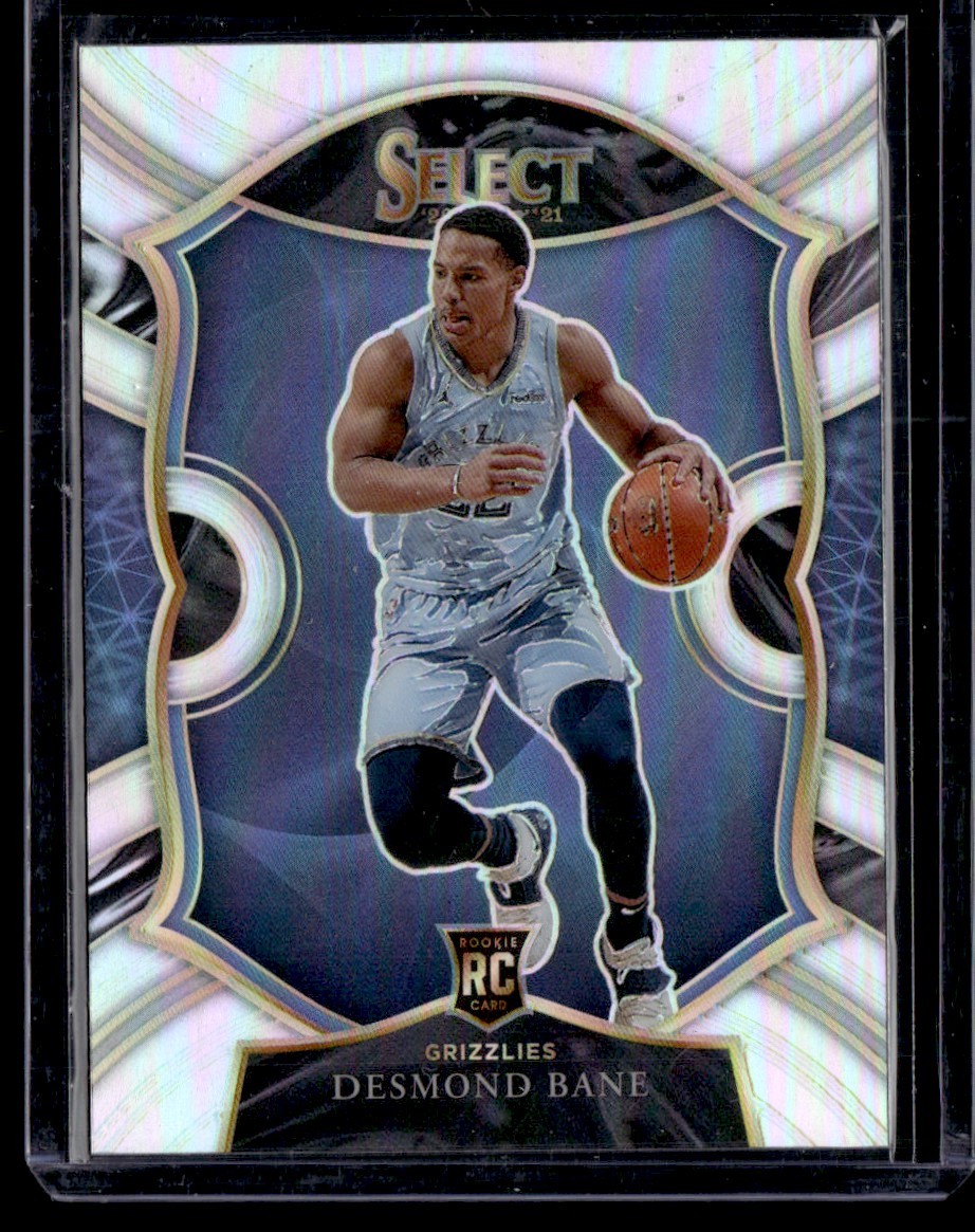 DESMOND BANE 2020-21 PANINI SELECT SILVER PRIZM CONCOURSE RC MEMPHIS GRIZZLIES