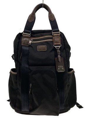 TUMI Alpha Bravo Lejeune Rucksack Schwarz Nylon Leder Herren Rucksack 22380HKH