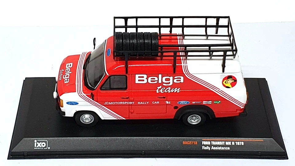 Ixo 1/43 Scale RAC271X - 1979 Ford Transit Mk2 Van Rally Assistance Belga Team - Image 4 of 4