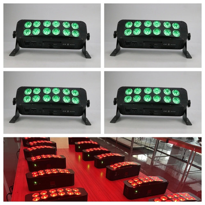 #ad 4pc lot LED Wall Washer Battery Par DJ Uplights 12x18W Wireless DMX IR RGBWAUV $838.85