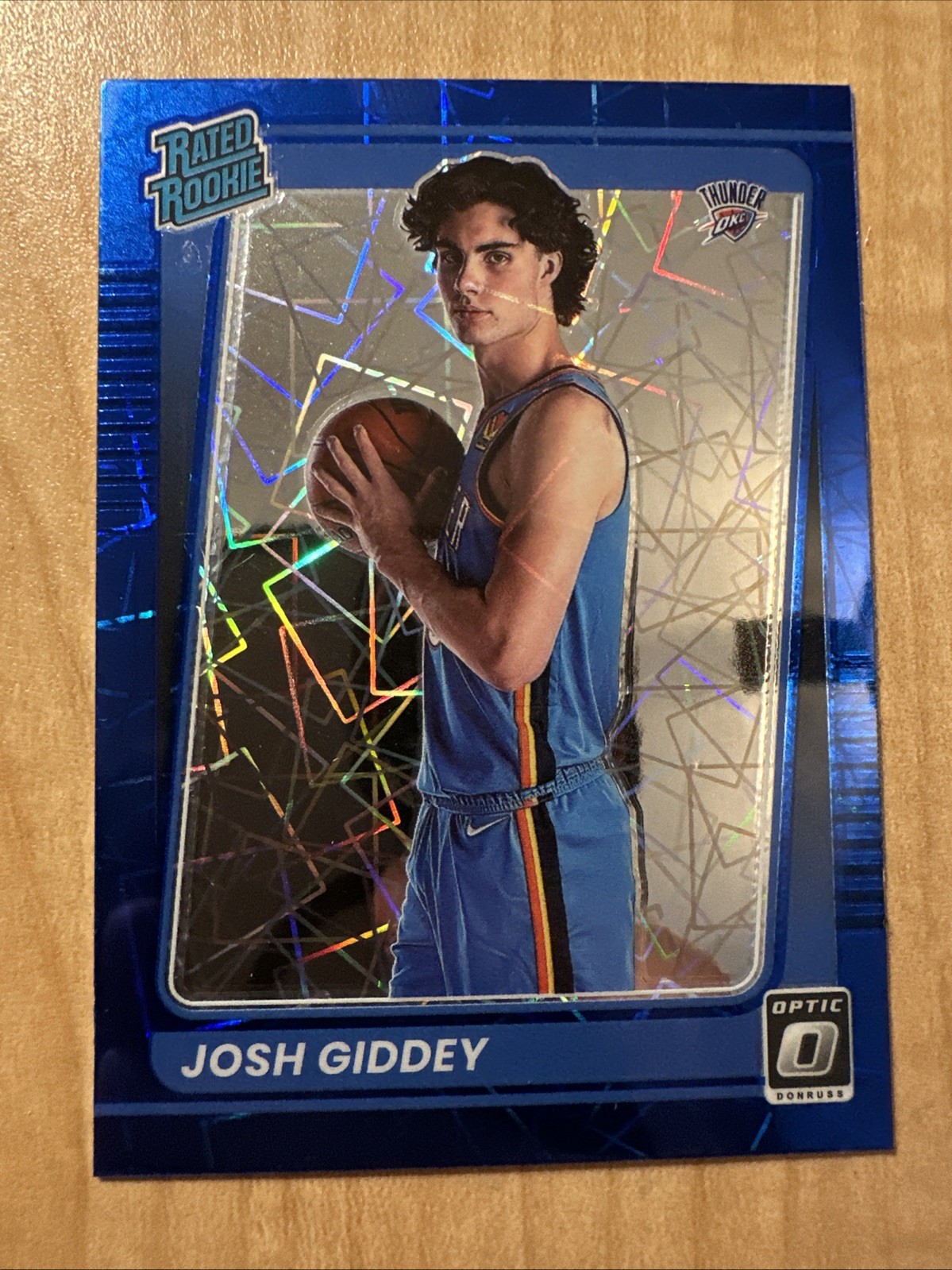 2021-22 Panini Donruss Optic - Rated Rookie Josh Giddey #152 Blue Velocity Prizm