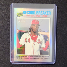 Topps 2026 Heritage Record Breakers Chrome Refractor Elly De La Cruz Reds 233
