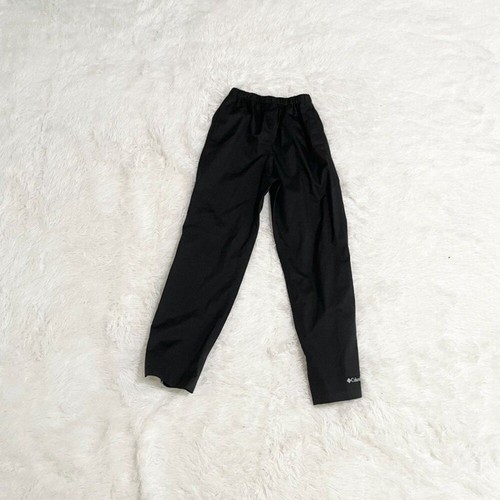 Unisex Kid Columbia OmniTech Weather Proof Pants Elastic Waist Band Black Medium - Picture 6 of 11