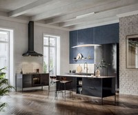 LED Pendelleuchte Holz Wohnzimmer Weiß L:110 Cm 3000 K Up Down HäNgelampe KüChe