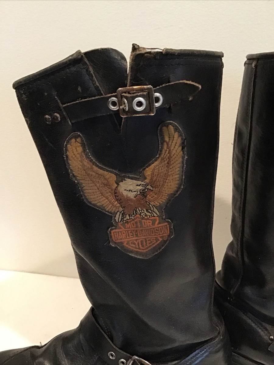 old　Harley-Davidson　ブーツ　牛革　希少サイズUSA製　 10 Vintage Harley Davidson Men's Motorcycle Boots 10-1/2 M Engineer
