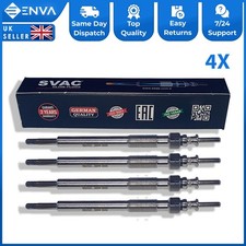 4X Glow Plugs For Vauxhall Astra G H J Corsa C D Zafira Meriva Combo 1.7 CDTI