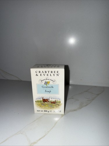 Crabtree & Evelyn Goatmilk Soap 3.5oz Single Goat Milk Soap Bar Vintage 1995 NEW