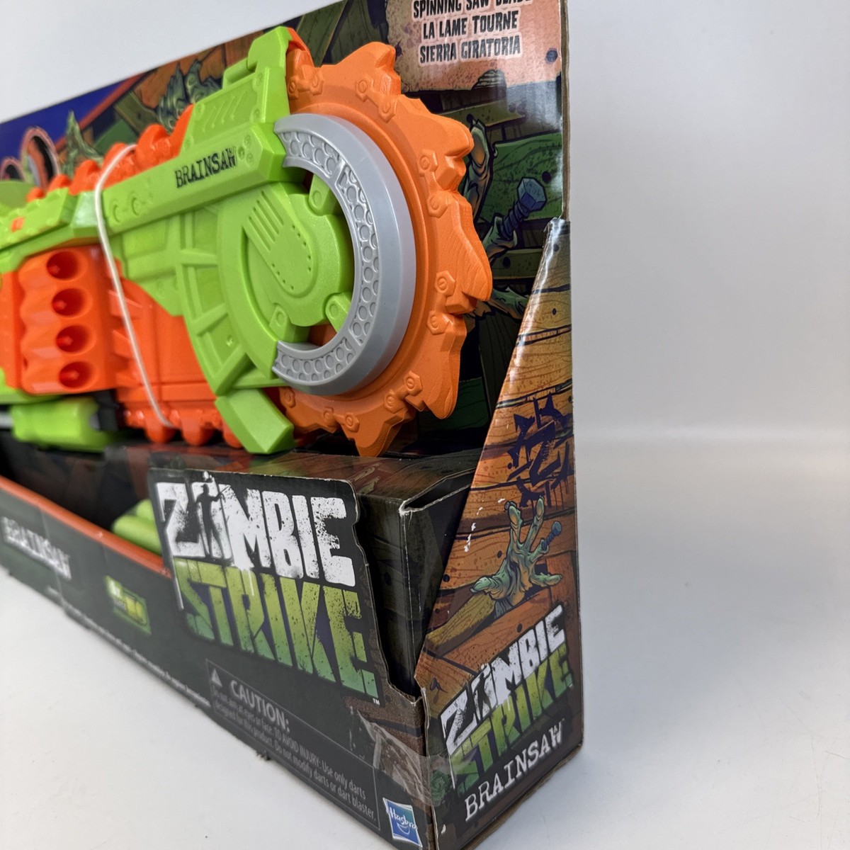 Nerf N-Strike Zombie Strike Brain Saw Blaster Chainsaw Brainsaw