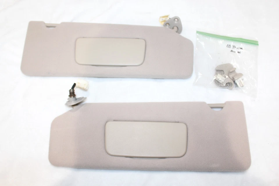 02-04 Parasoles Toyota AVALON con Clips parasol Luces dobles Homelink BEIGE Foto 2 de 4