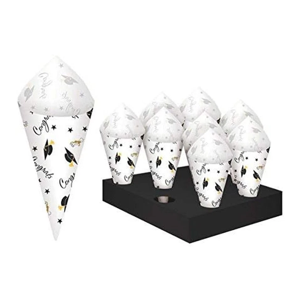 Amscan  Bandeja Cono Graduación  Pack de 42 (SG38695) - Imagen 3 de 3