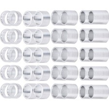 10Pcs Aluminum Alloy Spacer Round Unthreaded Standoff Support Fittings Outer