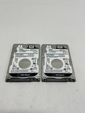 Lot of 2 Western Digital WD Black 500GB 2.5" PC Hard Drive WD5000LPLX Tested