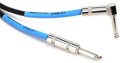 Pro Co EGL-2 Excellines Straight to Right Angle Patch Cable - 2 foot