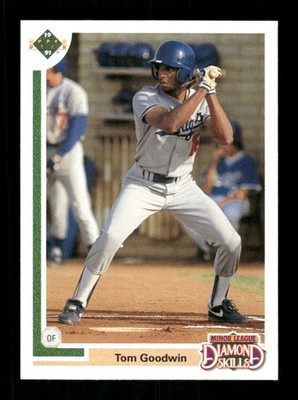 1991 Upper Deck Final Edition #9 Tom Goodwin EX Excellent Dodgers