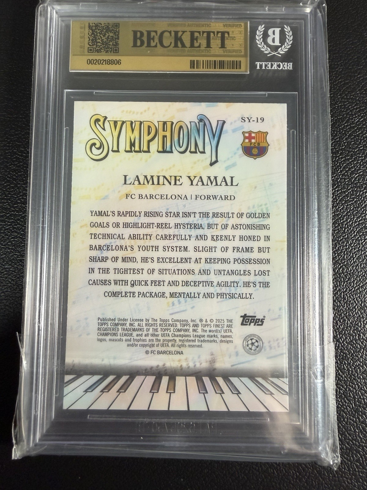 Topps Lamine Yamal 5-Card Graded Lot Now Euro/UCL Finest UCC Rookie 24-25 view 3