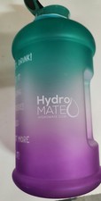 Brand New Hydro Mate Bottle with Times and Motivational Sayings Half Gallon