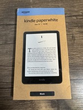 Amazon Kindle Paperwhite (12th Gen) 16GB 7" Screen E-Reader Black NEW SEALED