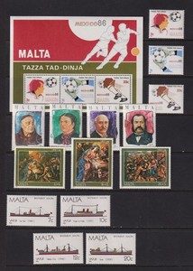 Malta - 4 sets from 1986, cat. $ 29.75