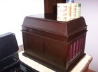 VINTAGE THOMAS A. EDISON " AMBEROLA 50 " CYLINDER PHONOGRAPH w/CYLINDERS - WORKS — photo 2