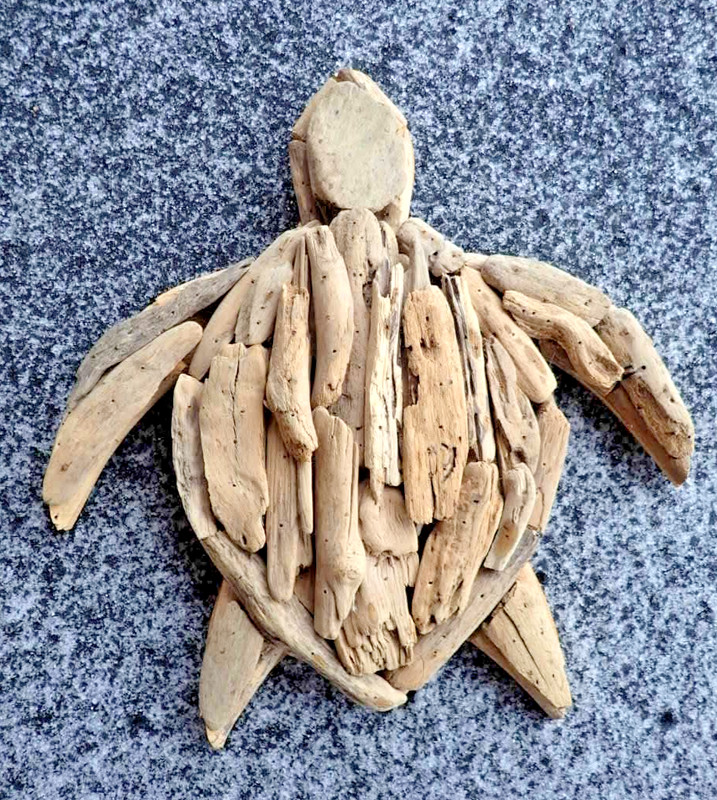 turtle wooden Ubud, Bali art