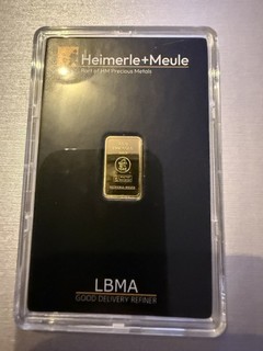 2 5 g Goldbarren Heimerle Meule – 999 9 Feingold – LBMA – im Blister