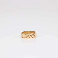 Cartier Love 18K Rose Gold Band Ring Size 48