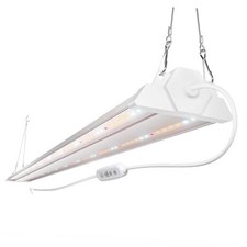 1 Pack 4ft LED Grow Light with 4FT - 1 Pack - Sunlike Full Spectrum with Timer