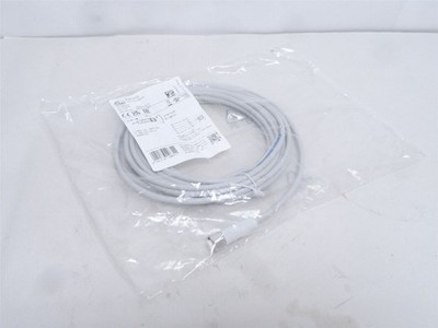 244811 New-No Box; ifm EVF010 Straight Connector SS Nut M12 5-Wire 5mLong
