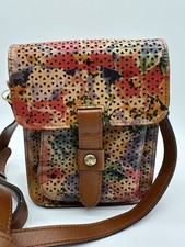 Patricia Nash Floral Leather Crossbody Purse