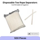 VANITY UK Toe Ropes Polish Separators 500 Pcs Disposable Cotton for Pedicures
