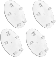 4 Pack Replacement for Vormax Toilet Tank Flapper Seal Gasket 3’’, Silicone Toil