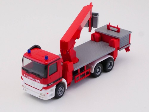 Herpa 045322 MB Actros S Ruthmann Steiger Feuerwehr wie NEU! OVP 1704-14-06 - Bild 3 von 6