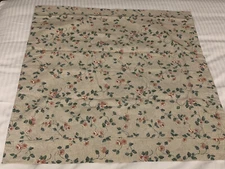 One SHERIDAN Pillow SHAM Euro Australia Floral 26x26 Cream Green Pink Roses NEW